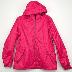 Pulse Bright Pink Waterproof Detach Hood Vented Winter Ski Performance Jacket